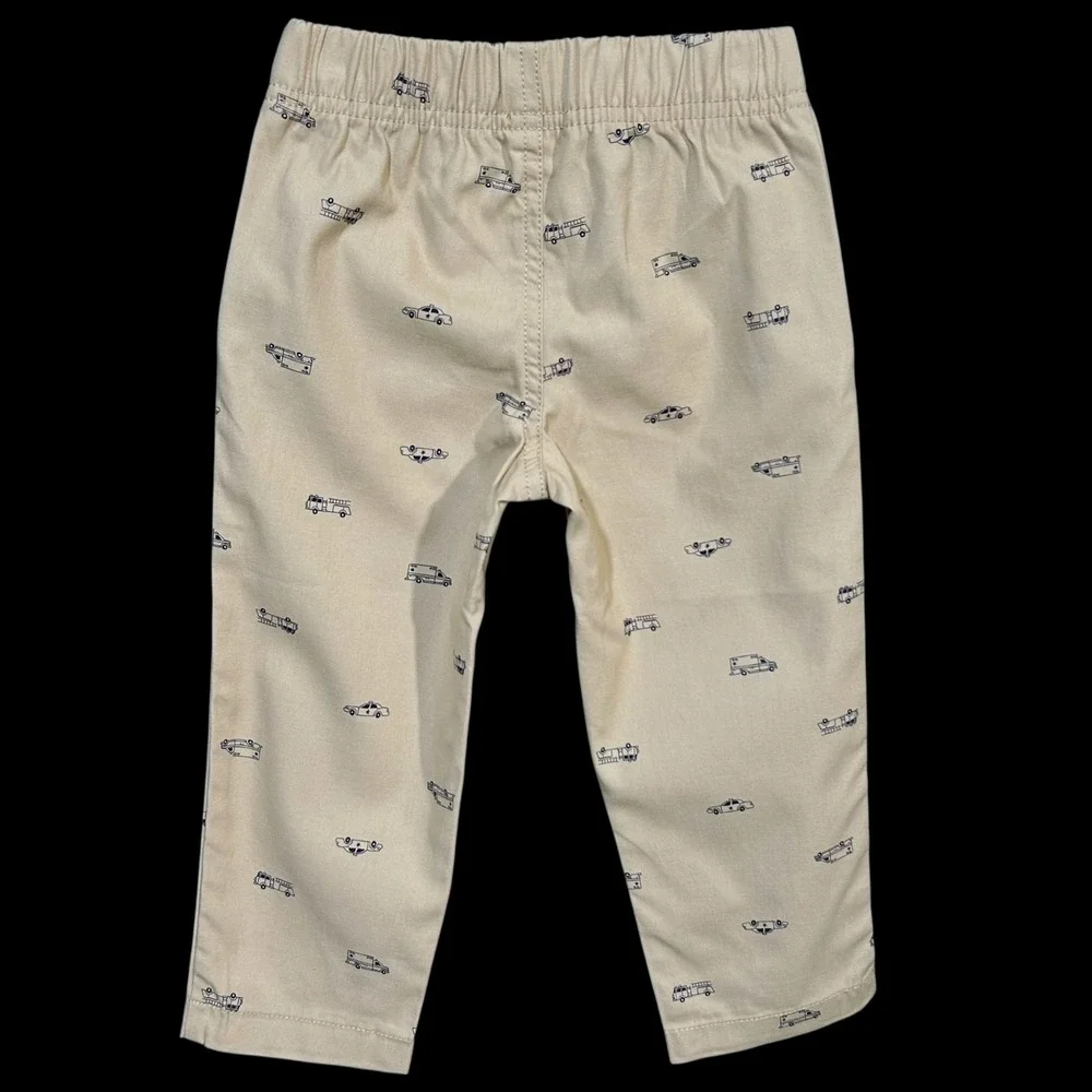 Carter's Toddler Boys Casual Pants & Shirt Outfit Set Size 5T Long Sleeves Top‎
